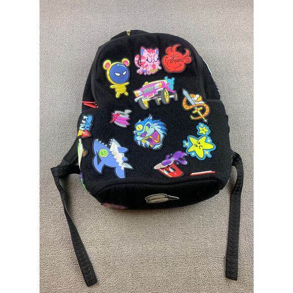 Sprayground Men Patch Backpack Bag Limited Edition Patches - Picture 1 of 9